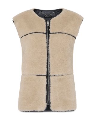 Rowena Faux Fur Sleeveless Coat