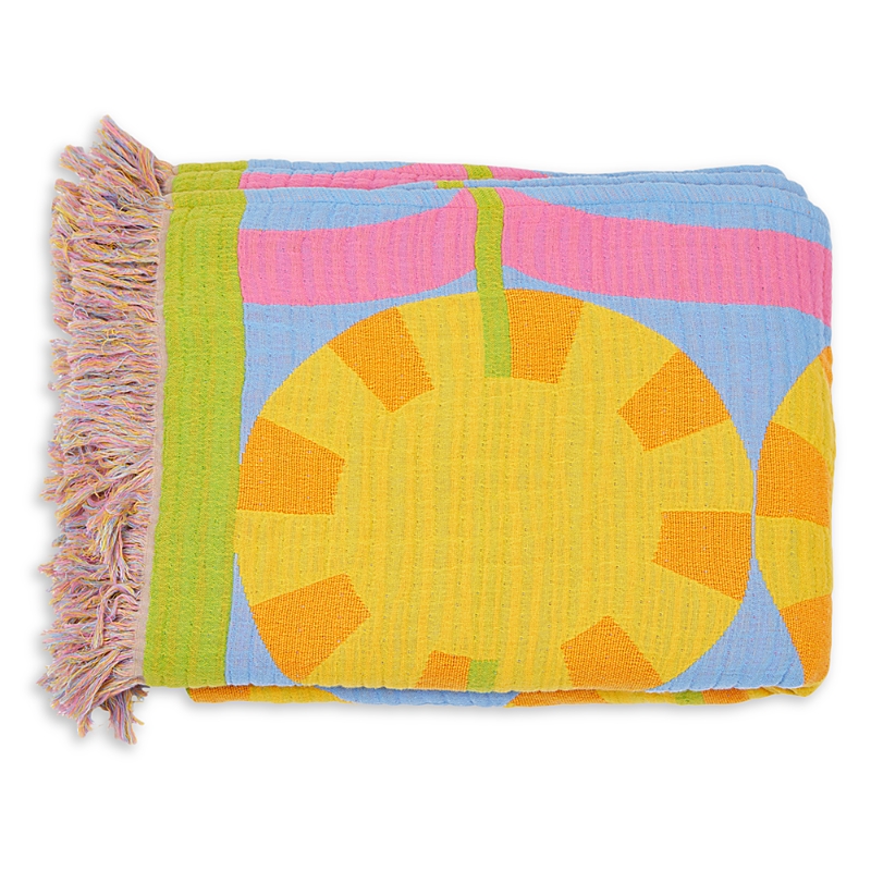Yinka Ilori Orun Throw, 50 X 70 In Multi