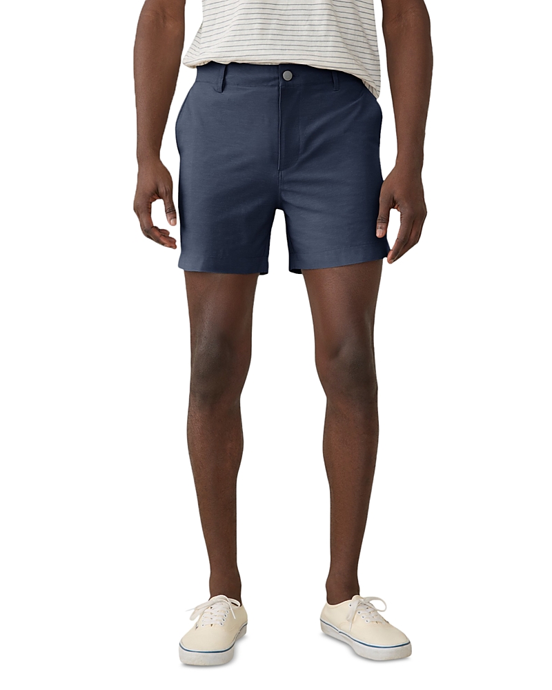 Faherty All Day 5 Shorts In Blue