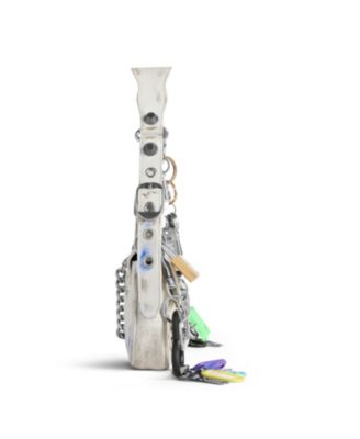 Le Cagole Sling Bag Used Effect with Charms