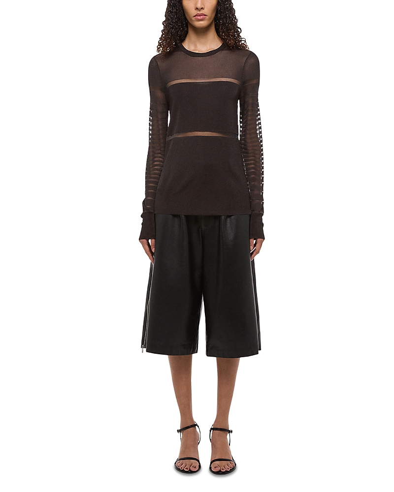 Helmut Lang Shadow Striped Long Sweater