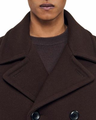 Wool Blend Pea Coat
