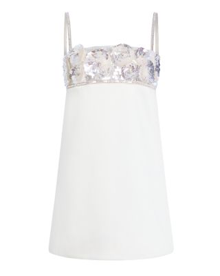 Lark Sequin Floral Mini Dress