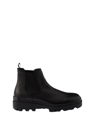 Men's Printed Leather Chelsea Boots