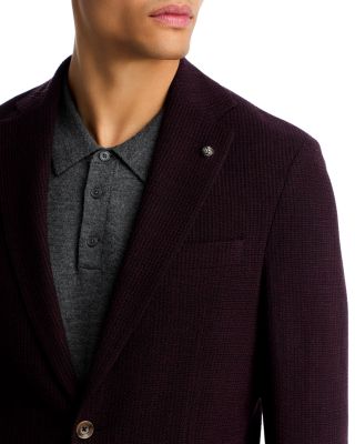 Hampton Textured Jersey Regular Fit Unstructured Sport Coat