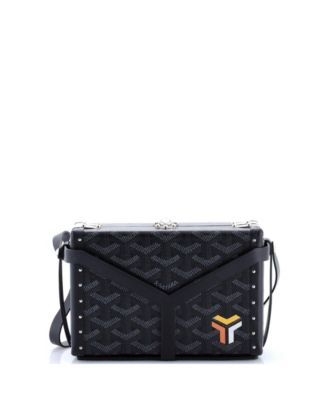 Pre-Owned Goyard - Minaudiere Bag Printed Coated Canvas