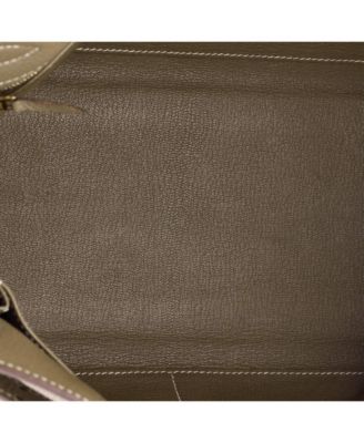 Kelly 32 Handbag Grey Togo with Gold Hardware