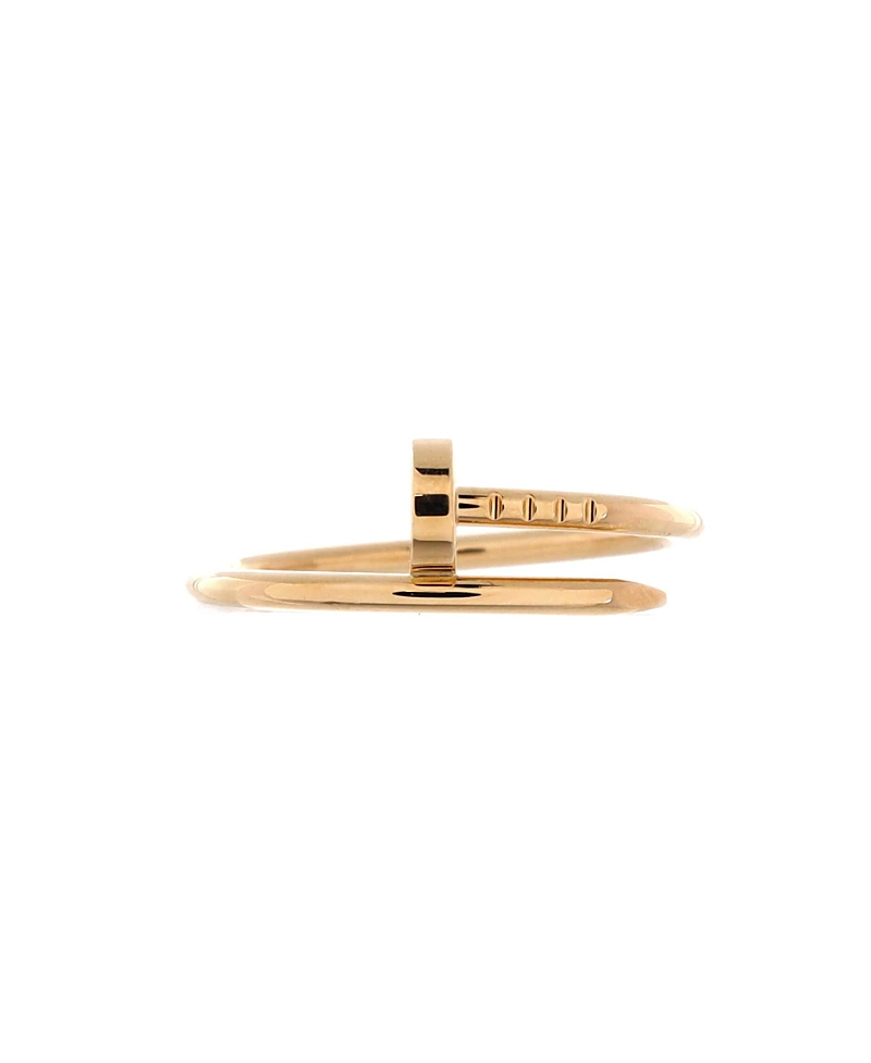 Pre-owned Pre-owned Cartier Cartier Small Juste Un Clou Ring 18k Gold