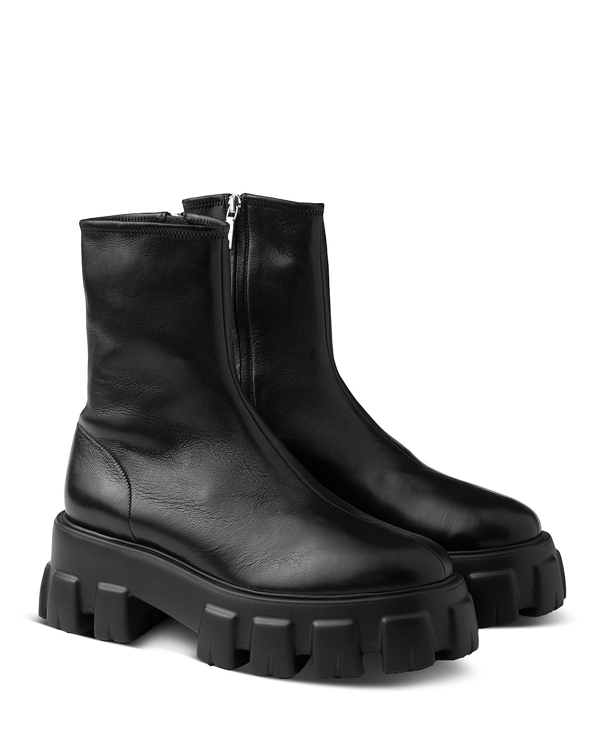 Prada Women's Monolith Stretch Nappa Booties