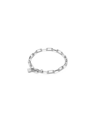 UNOde50 - Sterling Silver Plated Cable Chain Bracelet