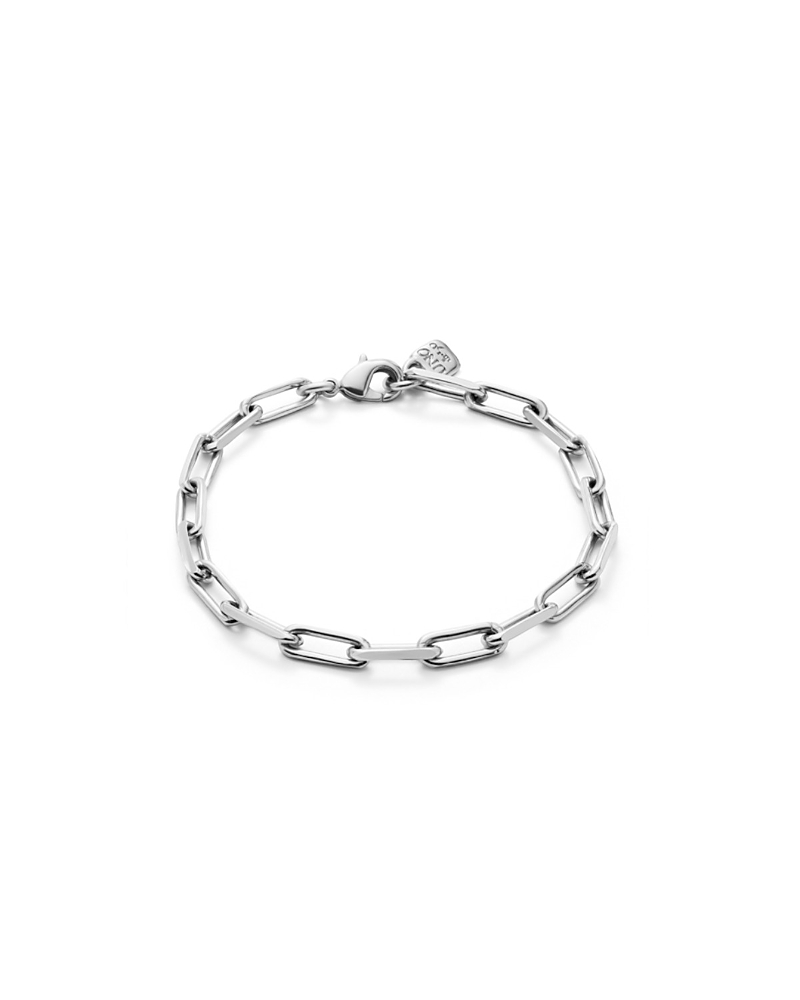 UNOde50 Sterling Silver Plated Cable Chain Bracelet