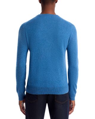 River Blue Cashmere V-Neck Sweater - Exclusive