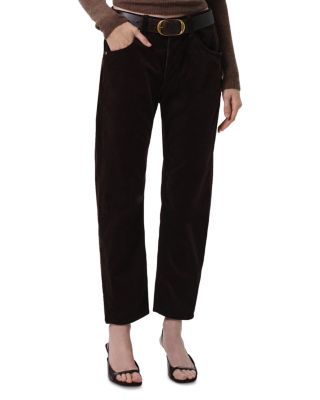 Winslow Low Rise Corduroy Boyfriend Jeans in Barrister