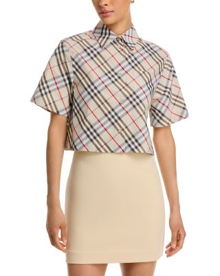 Short Sleeve Crop Shirt