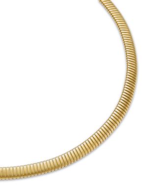 Collar Necklace in 14K Yellow Gold, 17"