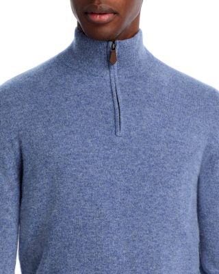 Stone Wash Cashmere Quarter-Zip Sweater - Exclusive