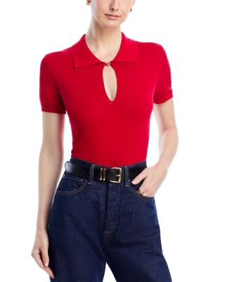 The Keyhole Polo Sweater