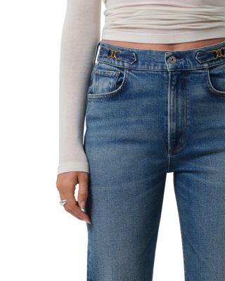 Blaine Vintage High Rise Straight Leg Jeans in Alma