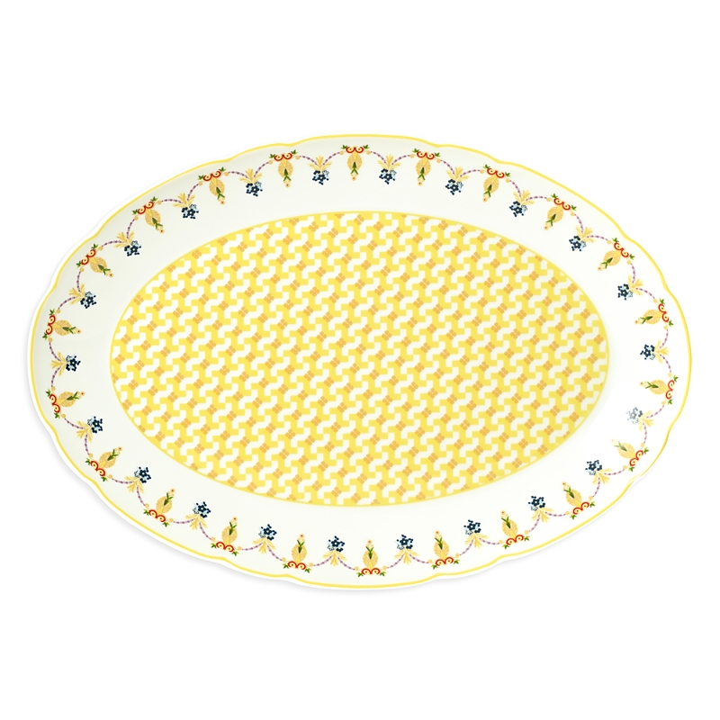 Bernardaud Trianon Oval Platter In Multi