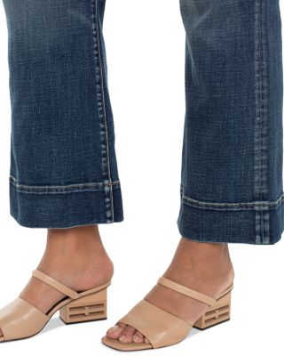 Gia High Rise Ankle Flared Jeans in Amana