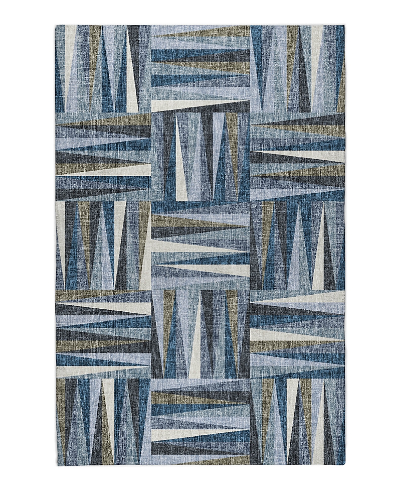 Dalyn Rug Company Dalyn Lorenzo Washable Ln2 Area Rug, 10' X 14' In Blue