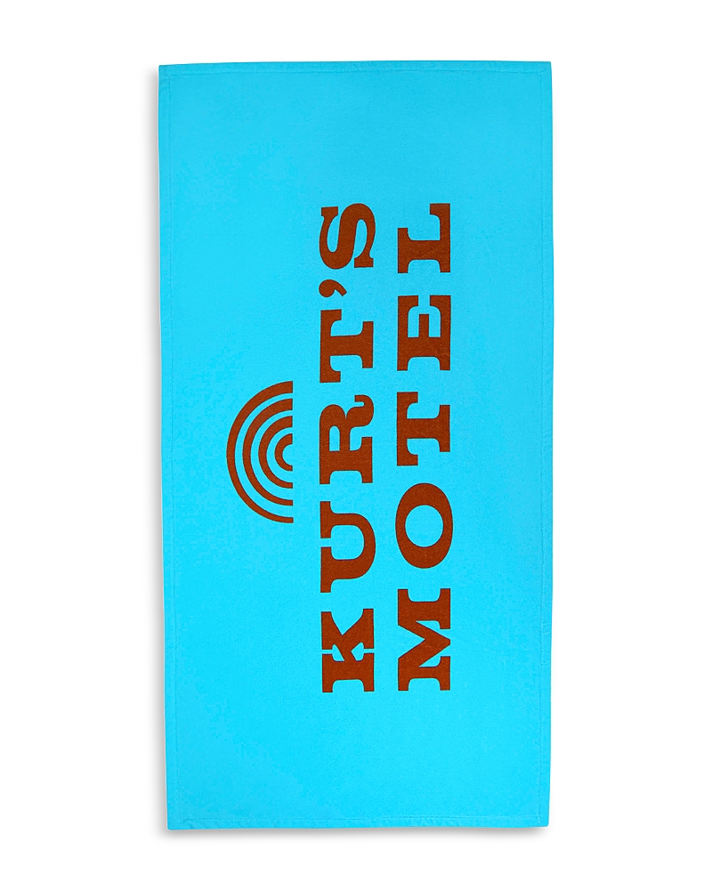 Kurt Geiger Kurt's Motel Towel In Blue