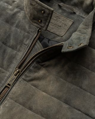 Long Island Quilted Suede Jacket