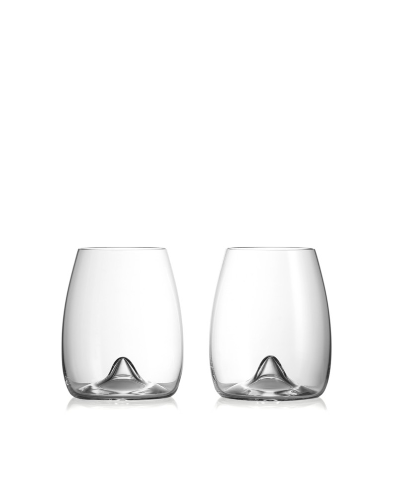 Waterford Elegance Stemless Wine Glass, Pair in Clear