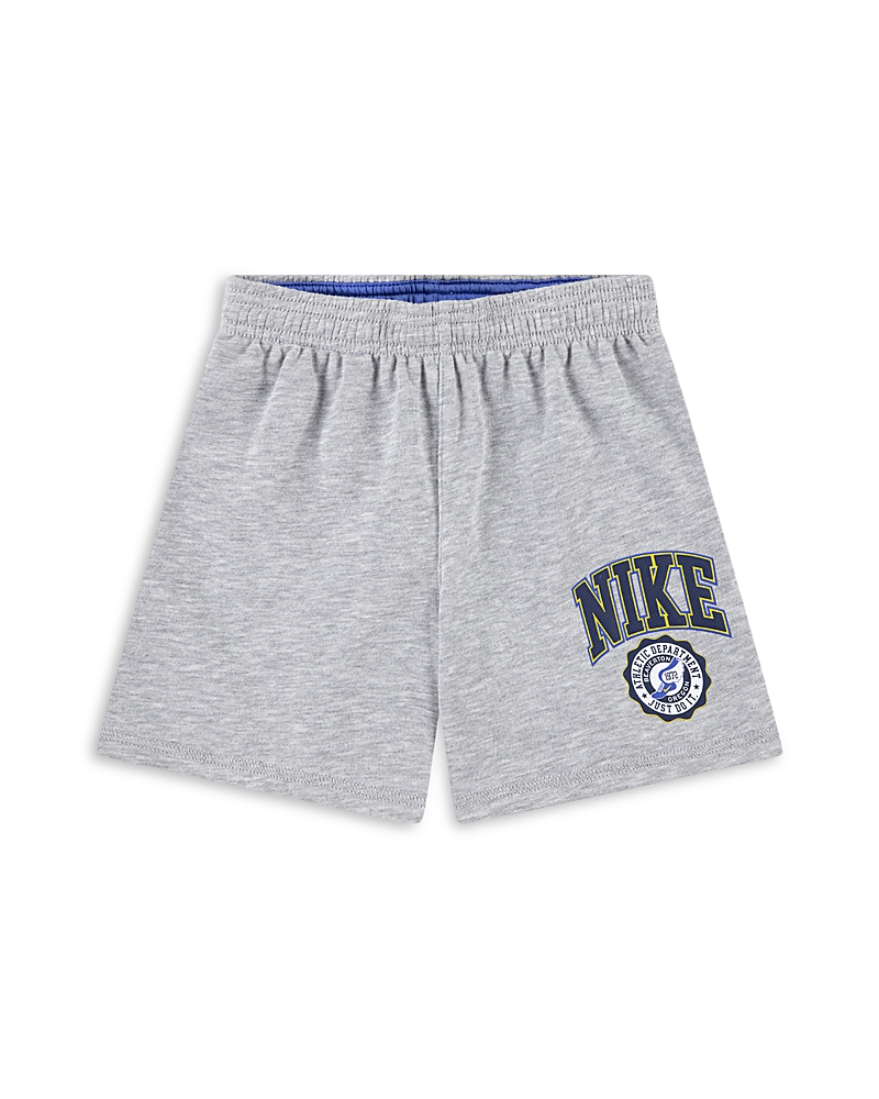 Nike Boys' Graphic Logo Print Reversible Shorts - Little Kid In Gray