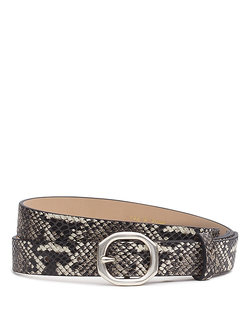 rag & bone Women's Audrey Snake Embossed Belt