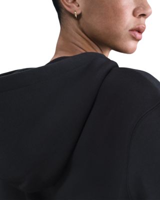 Fleece Cropped Hoodie