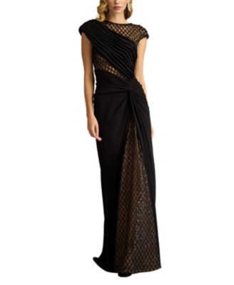 Tadashi Shoji - Jetta Peek-A-Boo Illusion Gown