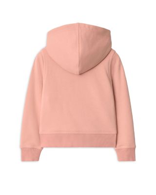 Girls' Check Trim Cotton Zip Hoodie - Little Kid, Big Kid