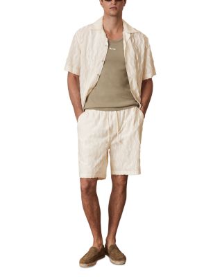 Wave Texture Drawstring 8.3" Shorts