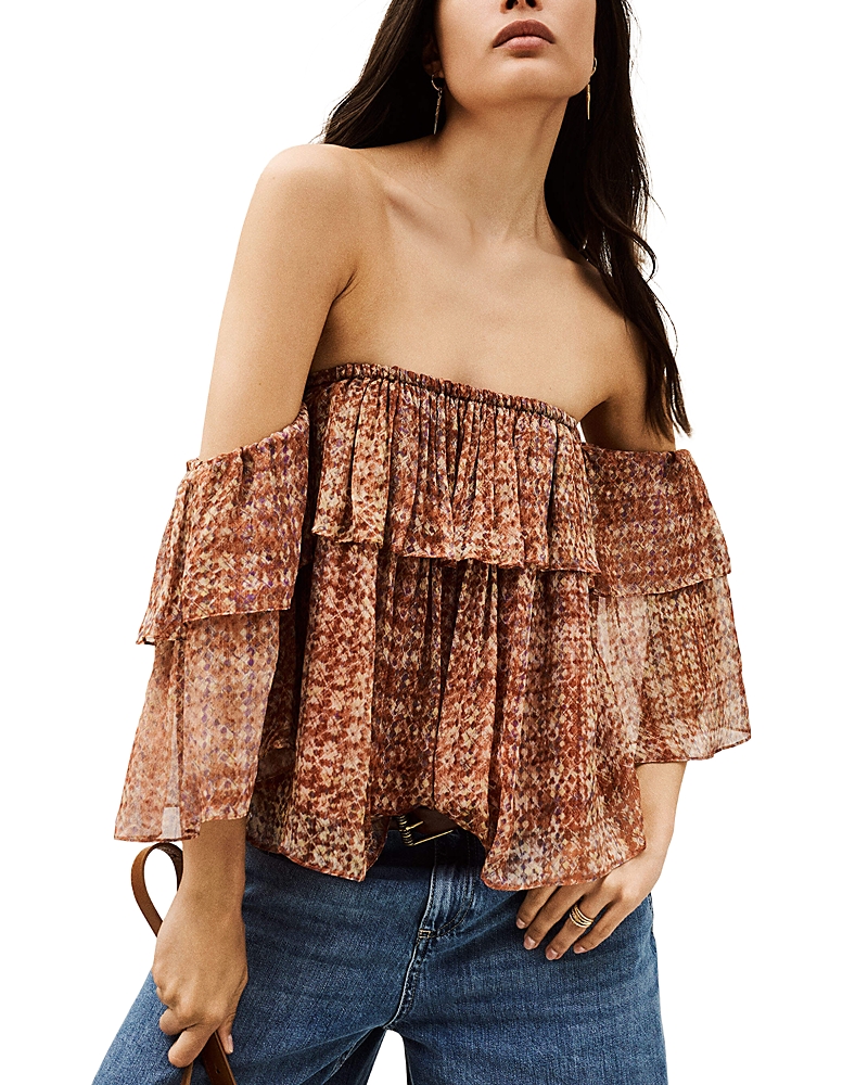 Ba&sh Ba & Sh Rush Top In Brown