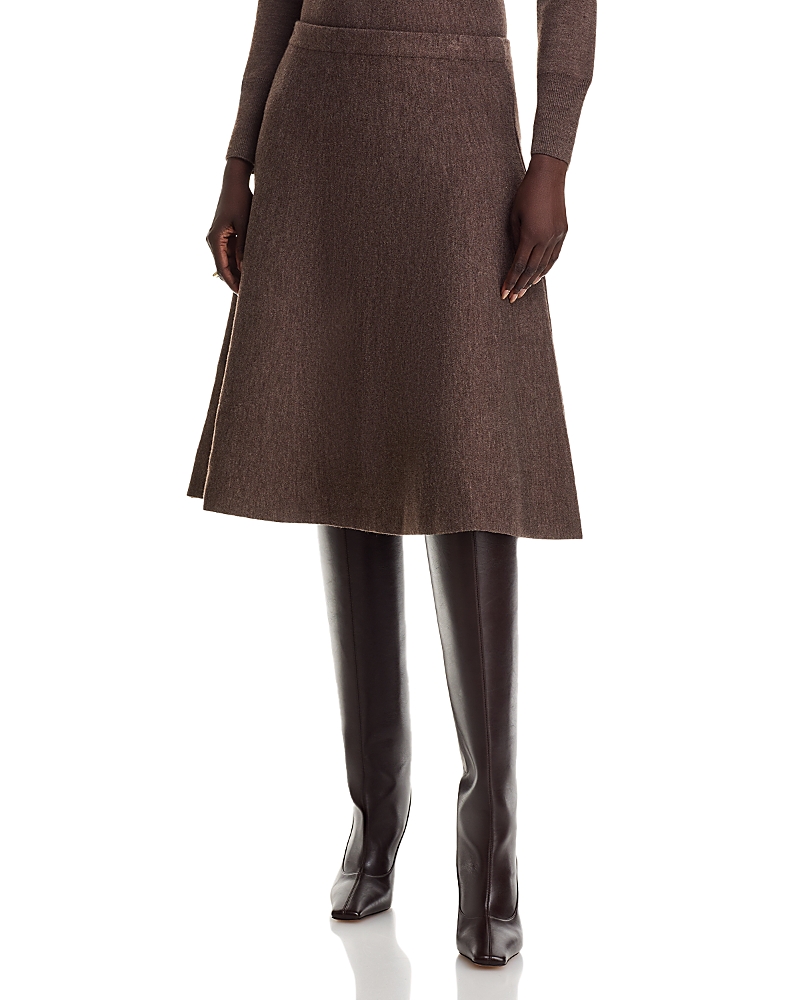 Kobi Halperin Arielle Midi Skirt In Brown