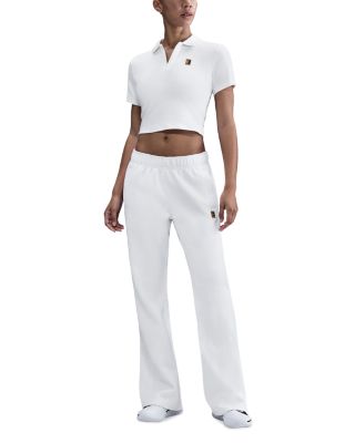 Short Sleeve Polo Crop Top