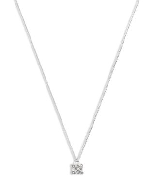 Signature Tea Rose Handbag Pendant Necklace, 16"-18"