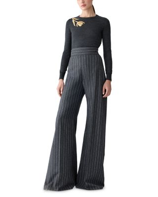 Embroidered Crewneck Sweater