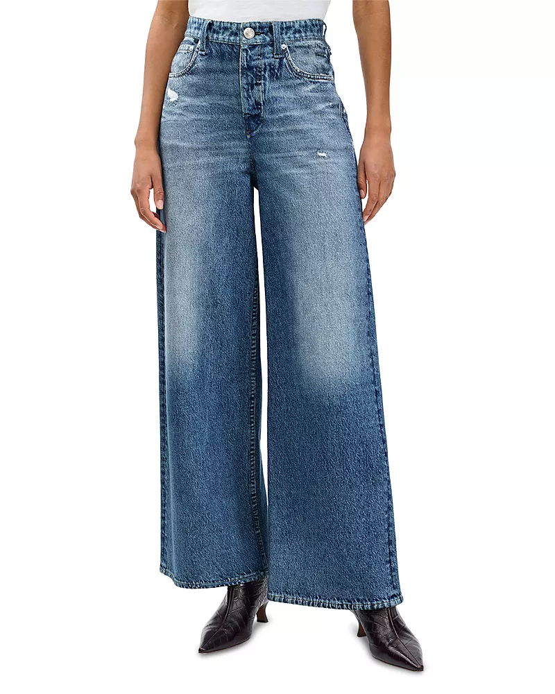rag & bone Miramar Sofie Wide Leg Jeans in Venice