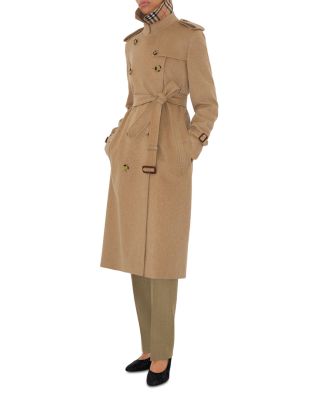 Long Cashmere Kensington Trench Coat