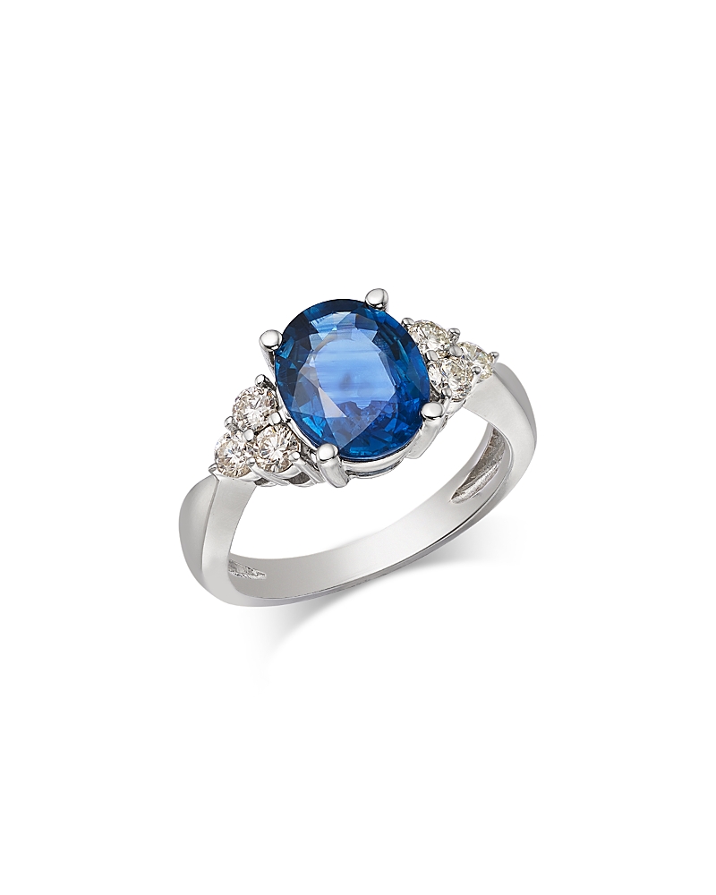 Bloomingdale's Fine Jewelry Blue Sapphire & Diamond Ring