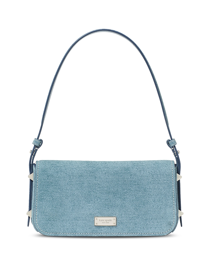 Kate Spade New York Liv Denim Look Leather Shoulder Bag In Multi