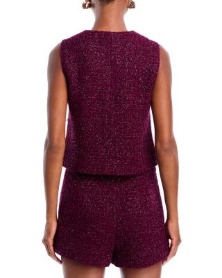 Boucl&amp;eacute; Tweed Vest - Exclusive