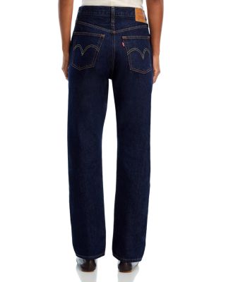 501 High Rise Straight Jeans in Deep Breath