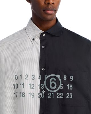 Two Tone Button Down Shirt