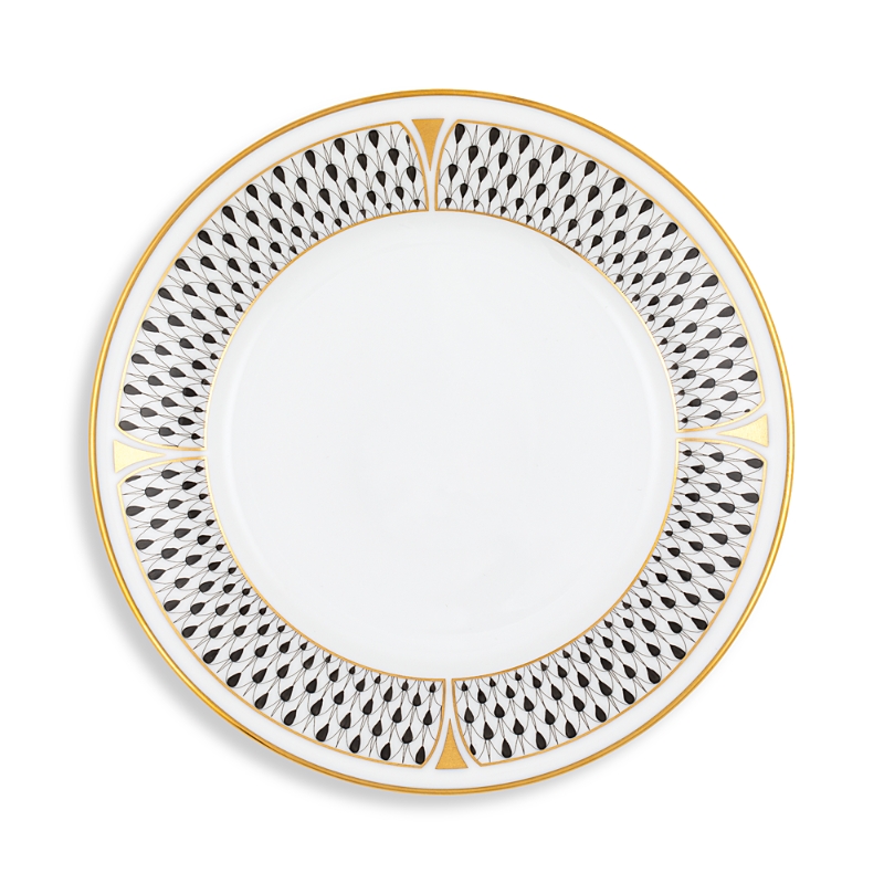 Herend Bread And Butter Plate In Brown