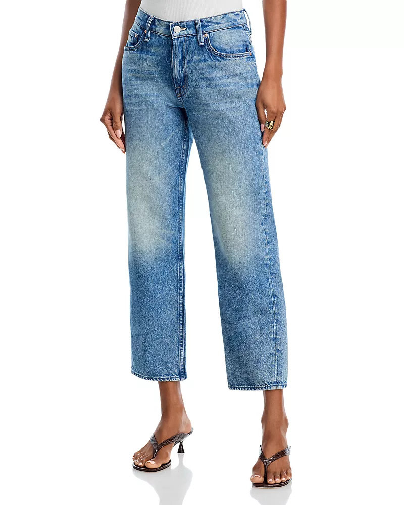Mother The Vixen High Rise Ankle Jeans in Wipeout