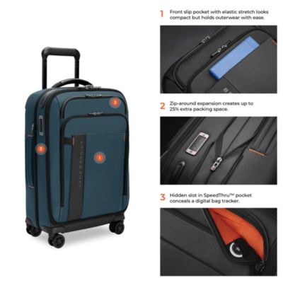 ZDX Essential Domestic Spinner Carry On Bag