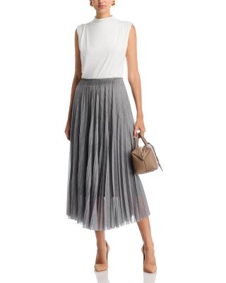 Edrisa Pleated Maxi Skirt